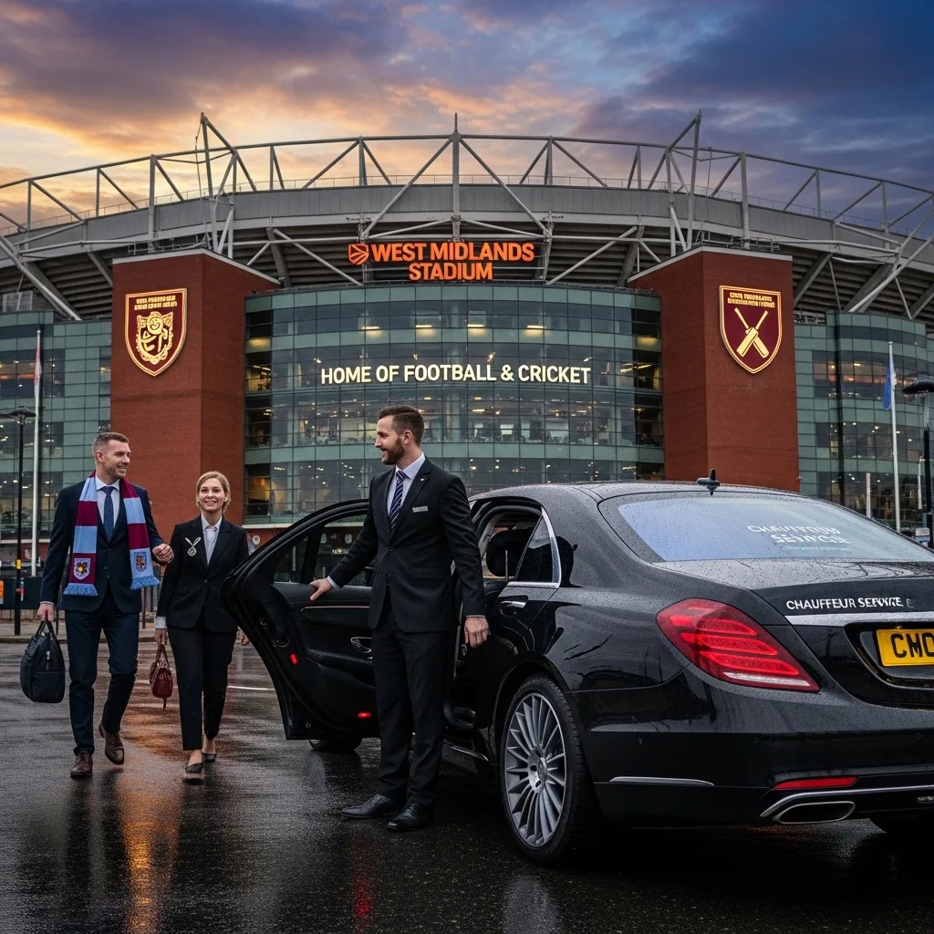 Chauffeur Service to West Midlands Football