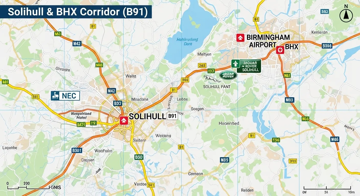 About Us 6 Solihull & BHX Corridor (B91)