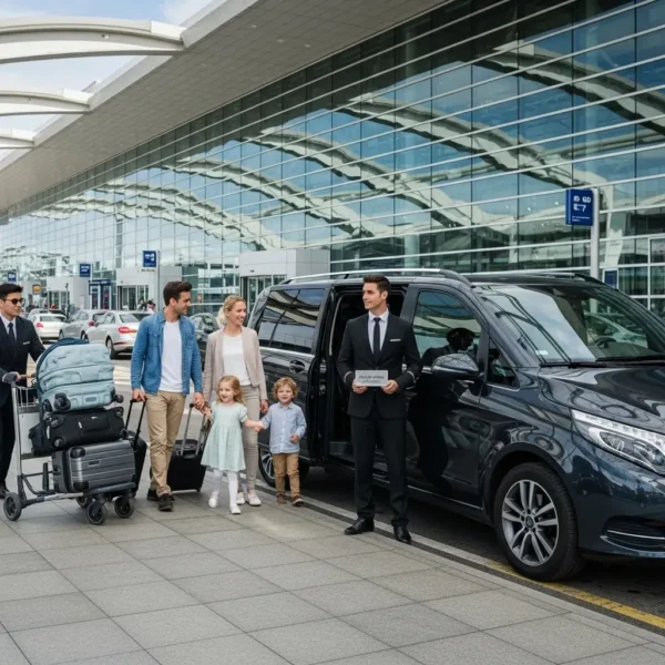 Birmingham Airport Chauffeur Service 2 Families Travelling
