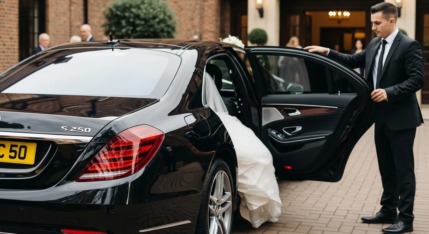 Asian Wedding Car Hire Birmingham 6 Mercedes S-Class