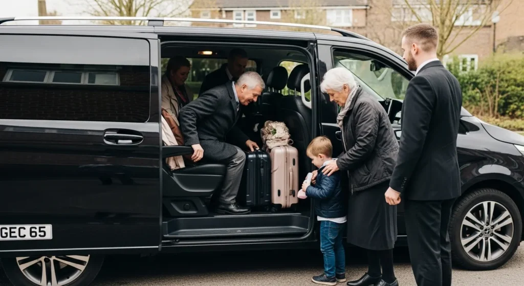 Asian Wedding Car Hire Birmingham 7 Mercedes V-Class for family groups