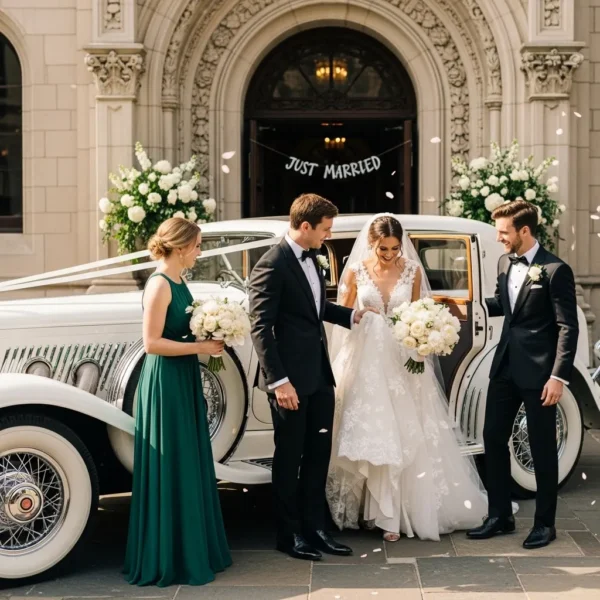 Birmingham Airport Chauffeur Service 5 Wedding & Special Occasion Passengers